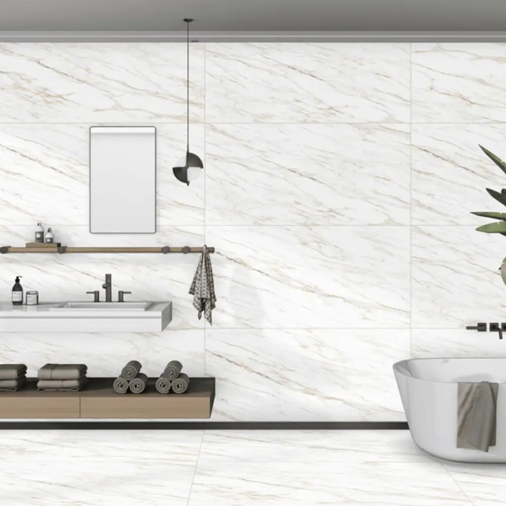 Керамогранит "Sonex" Nex statuario карвинг 60x120см цвет белый с прожилками — купить в Ноябрьске