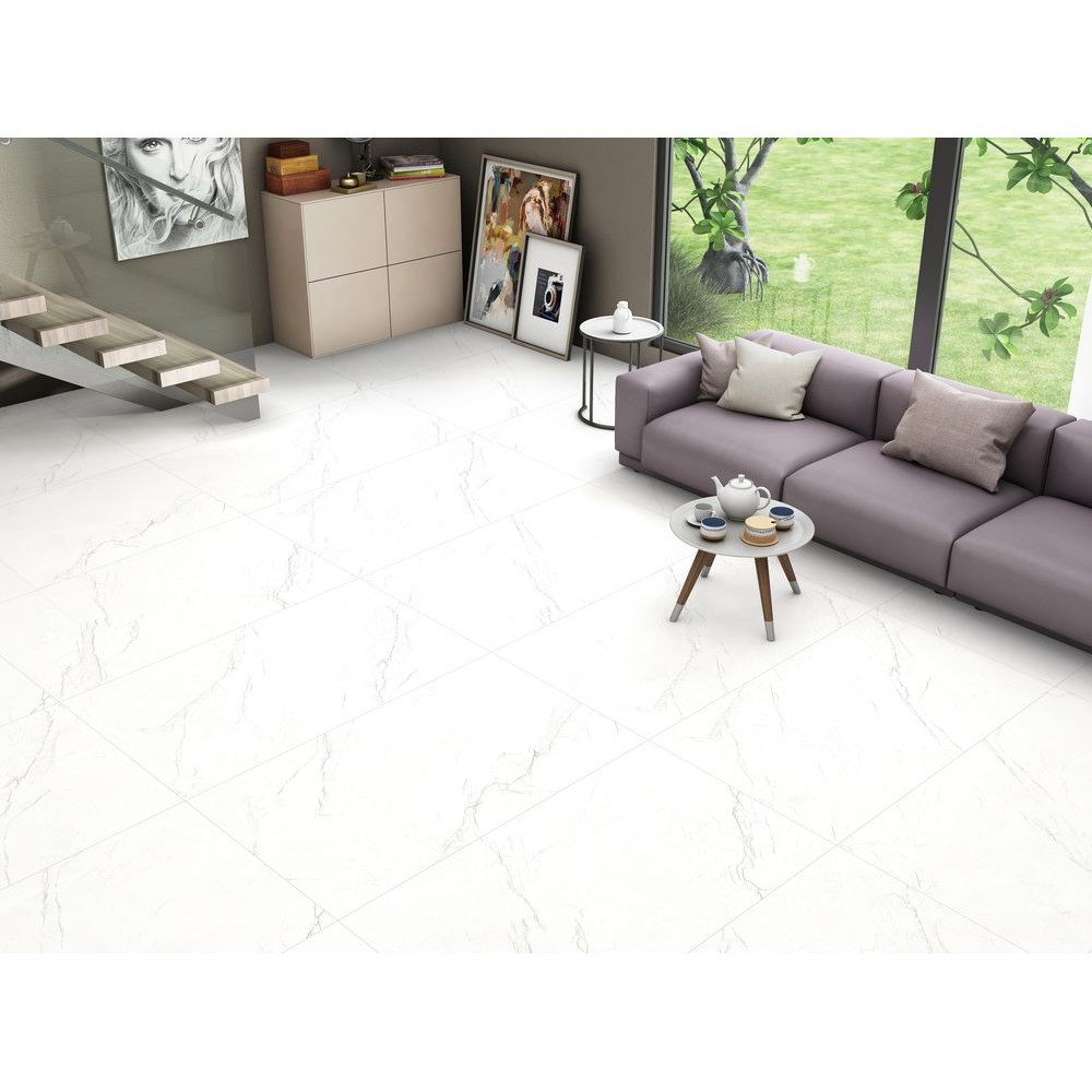 Керамогранит "Ennface" 600*1200 Mystic White Матовый Белый — купить в Ноябрьске