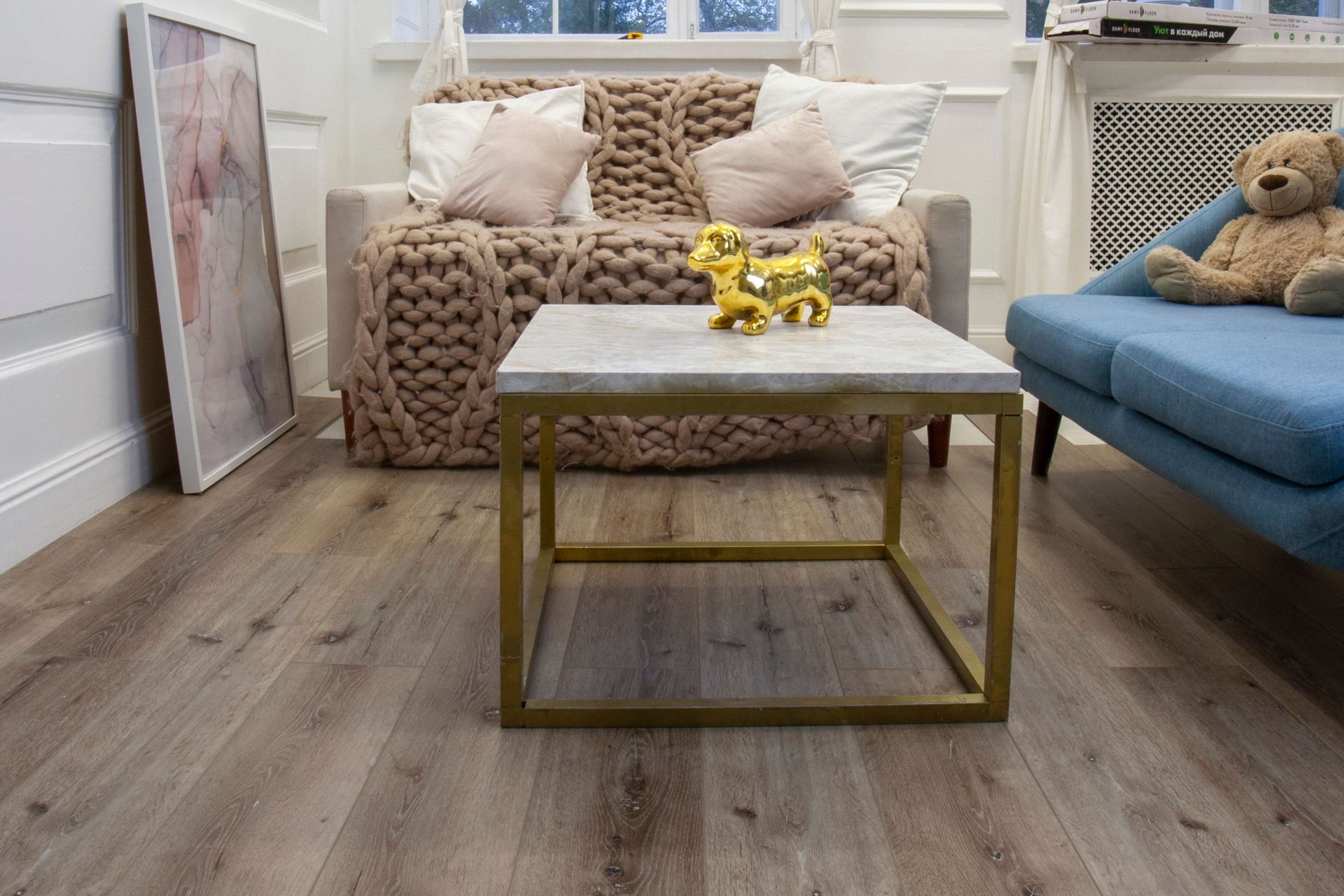 Усовершенствованная кварц-виниловая плитка «Damy Floor» Дуб Лофт (1227*187*2,5 мм) — купить в Ноябрьске