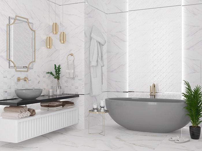 Керамогранит "Azori" Alpi (600*600 мм) Белый — купить в Ноябрьске