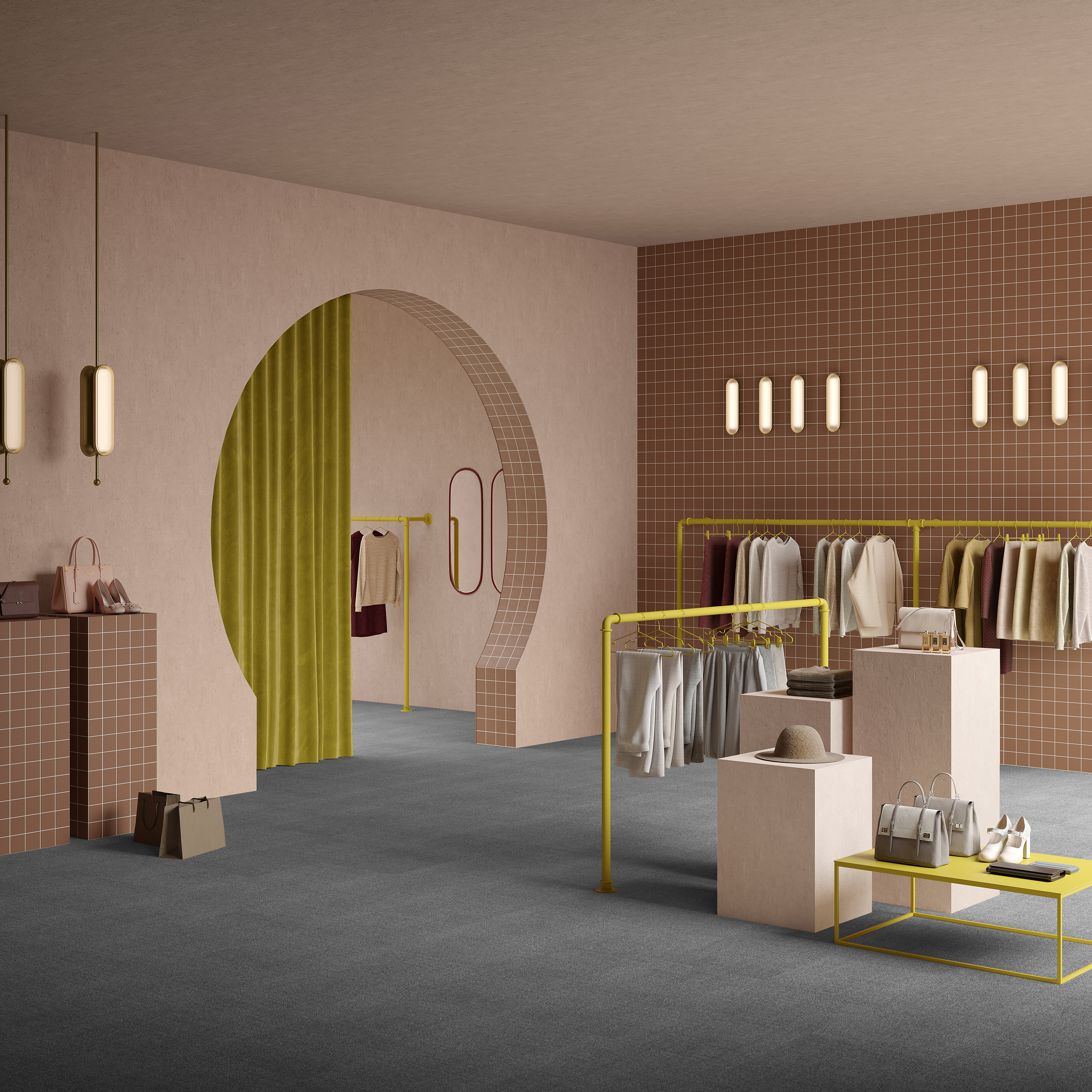 Ковровая плитка Mantra Tile 97 (500*500*6 мм) — купить в Ноябрьске