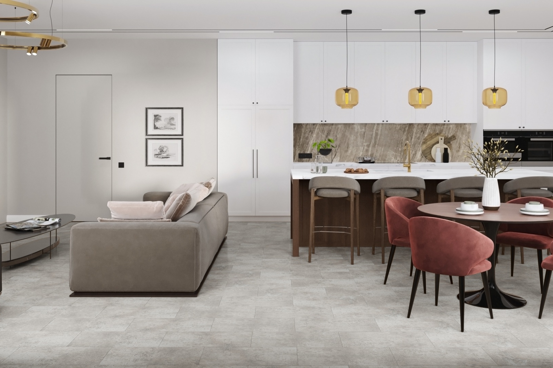 SPC плитка «Damy Floor» Фудзияма (610*305*5 мм) — купить в Ноябрьске