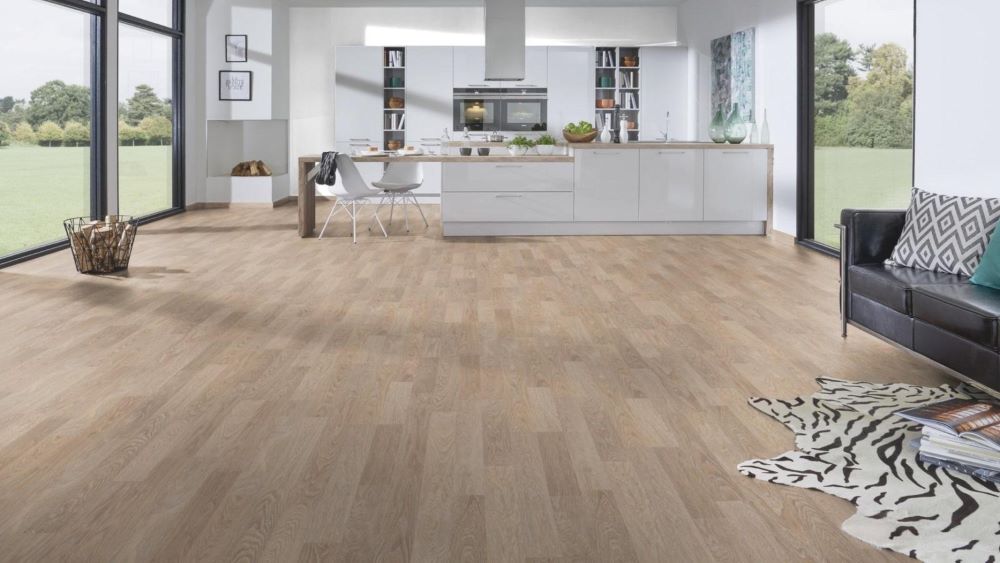 Ламинат "Kronospan" Forte Classic Дуб Льняной 4283 (1285*192*8 мм) — купить в Ноябрьске