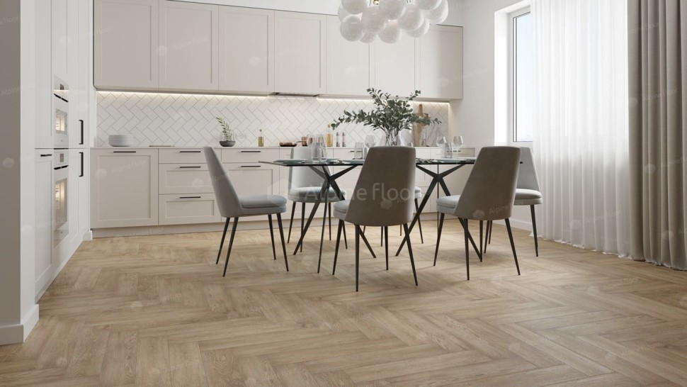 Виниловая плитка "Alpine Floor" Parquet LVT Дуб Ваниль Селект (590*118*2,5 мм) — купить в Ноябрьске