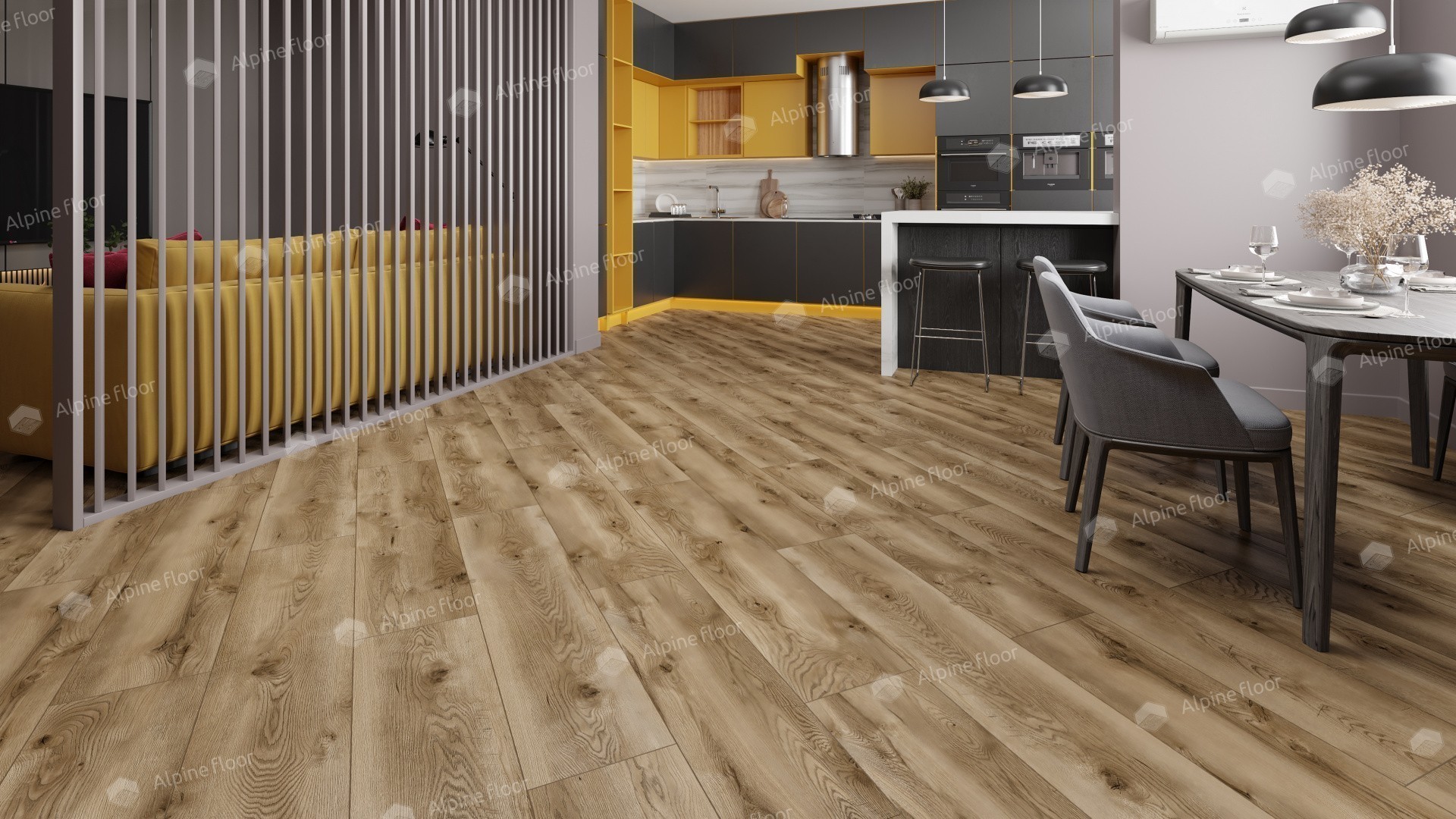 Ламинат "Alpine Floor" Дуб Комо (1285*280*8 мм) — купить в Ноябрьске